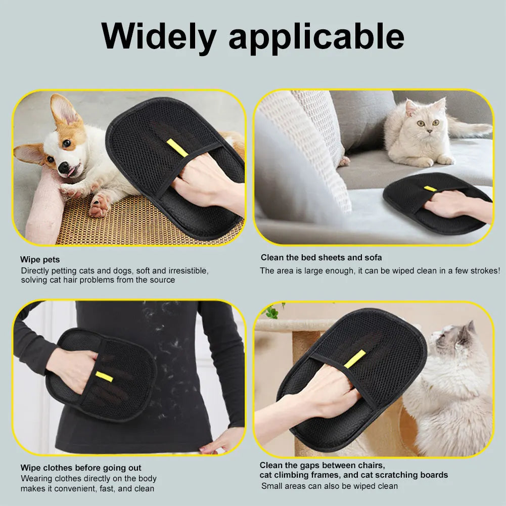 Pet Grooming Glove – Guanto Rimuovi Pelo per Cani e Gatti