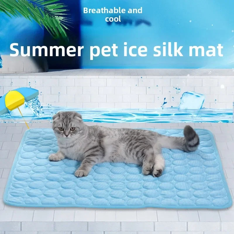 Summer pet ice silk mat
