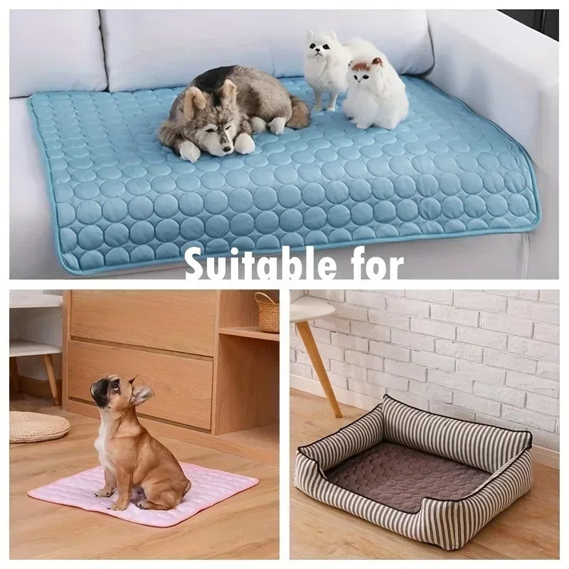 Summer pet ice silk mat